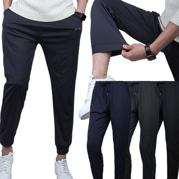 스판 남성 조거 팬츠 데일리 조거 팬츠 편안한 바지 - 메인 이미지