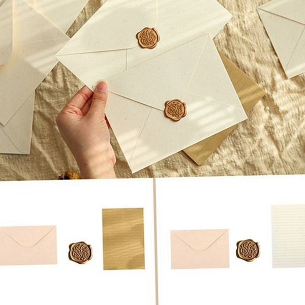 감성 편지지 세트 디자인 diy 편지지 세트 씰링 빈티지 - 메인 이미지