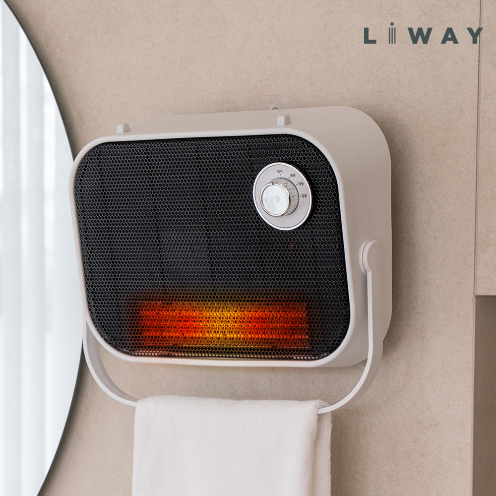 가정용 욕실온풍기 화장실 온풍기 벽걸이 PTC히터 난방기 미니