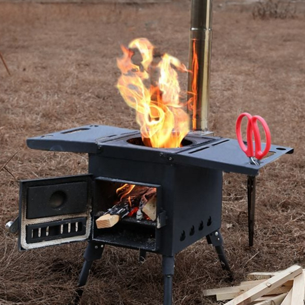 휴대용 야외 화목 난로 캠핑용 우드 스토브