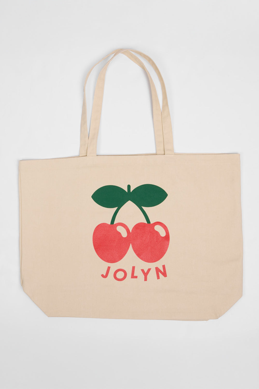 졸린 오버사이즈 토트 백 레드 체리 Jolyn Canvas Oversized Tote Bag Red Cherry SO006 - 상세 이미지 2