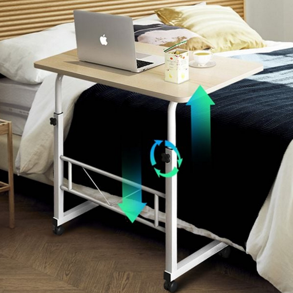 노트북 이동식 사이드 테이블 보조 높이 조절 테이블