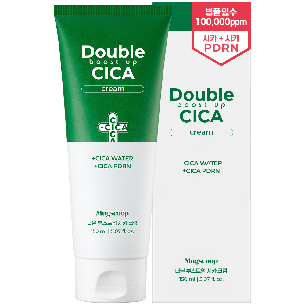 머그스쿱 더블 부스트업 시카 PDRN 수분 보습 장벽 크림 150ml 제품 이미지