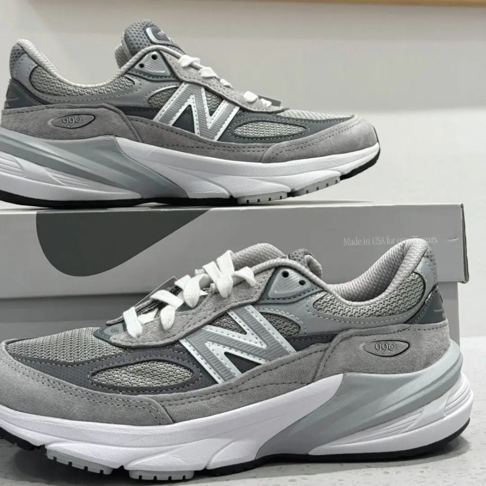 뉴발란스 990 V6 GS 우먼즈 캐슬락 그레이 GC990GL6 이미지 6