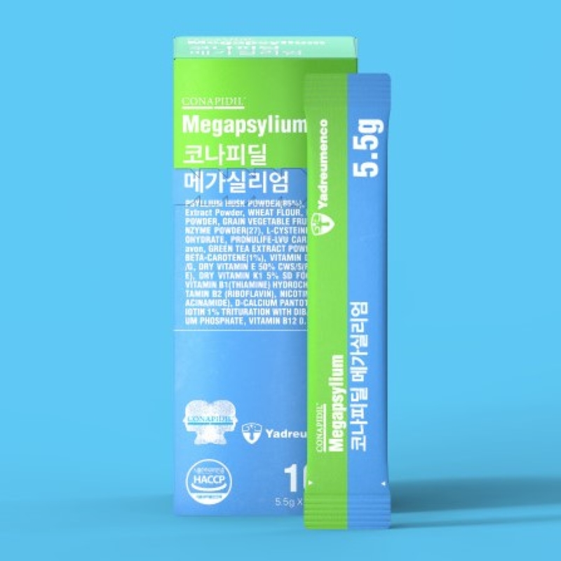 코나피딜 메가실리엄 5.5gX10포(10일분) 이너뷰티 이너클렌저 차전자피 파메스틱 - 상세 이미지 2