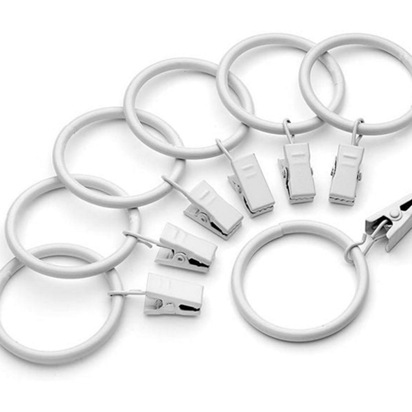 25mm 커튼 집게링 인테리어 커튼 고리 클립링 부자재링