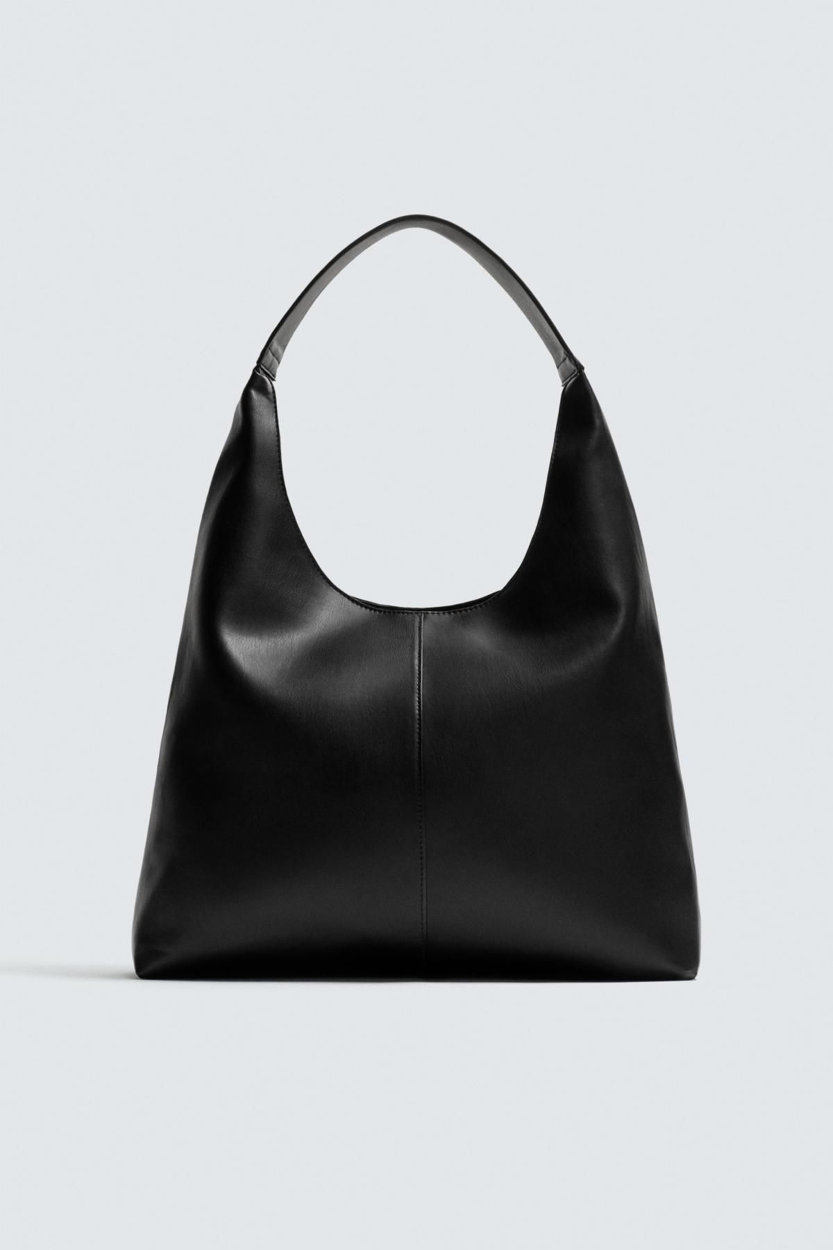 자라 미니멀 베이직 블랙 토트백 3334/620 BLACK - 메인 이미지