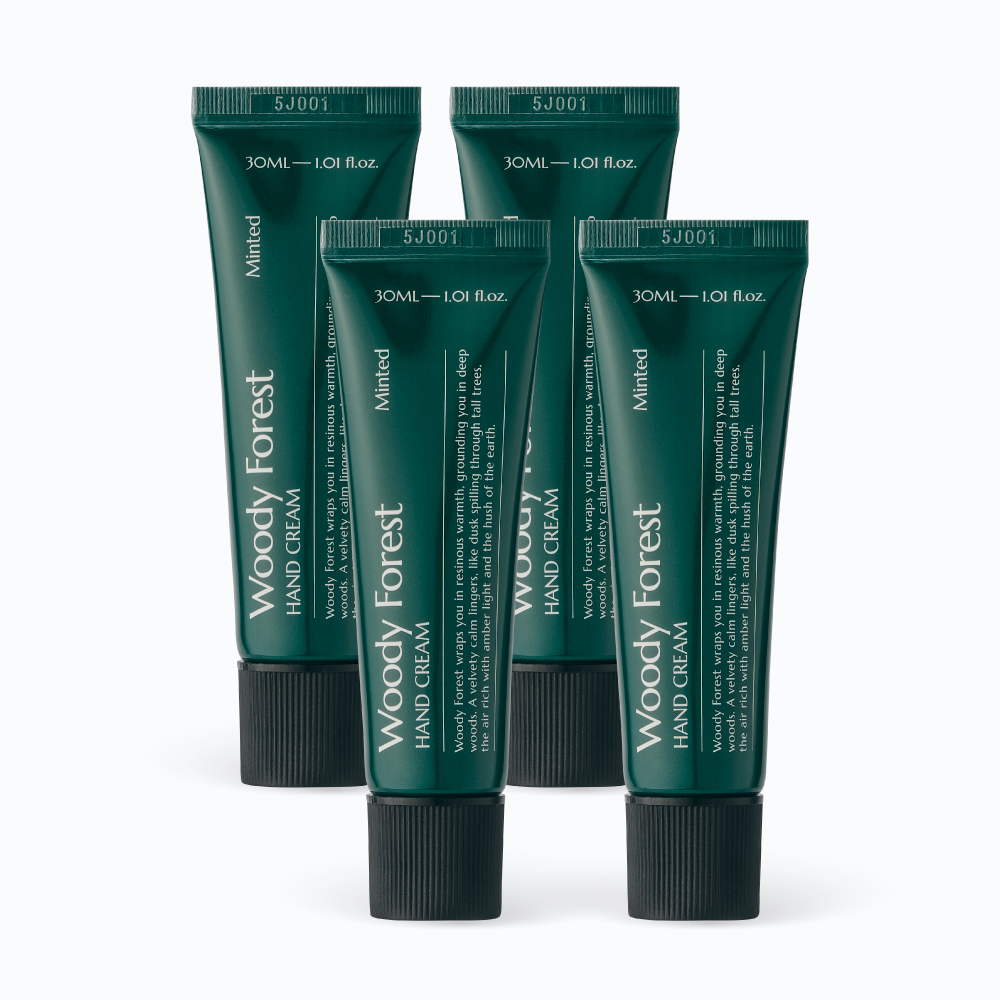 [민티드] 우디 포레스트 핸드크림 우디포레스트, 30ml, 4개 - 상품 이미지