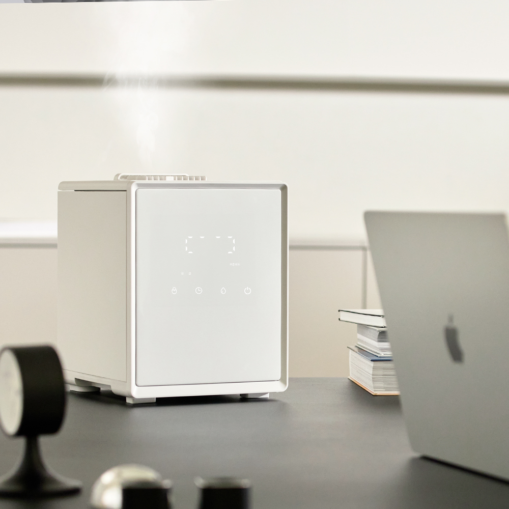 다룸 퓨어 가열식 가습기 3L 대용량 올 스텐 밥솥형 신생아 아기 미니 통세척 가습기