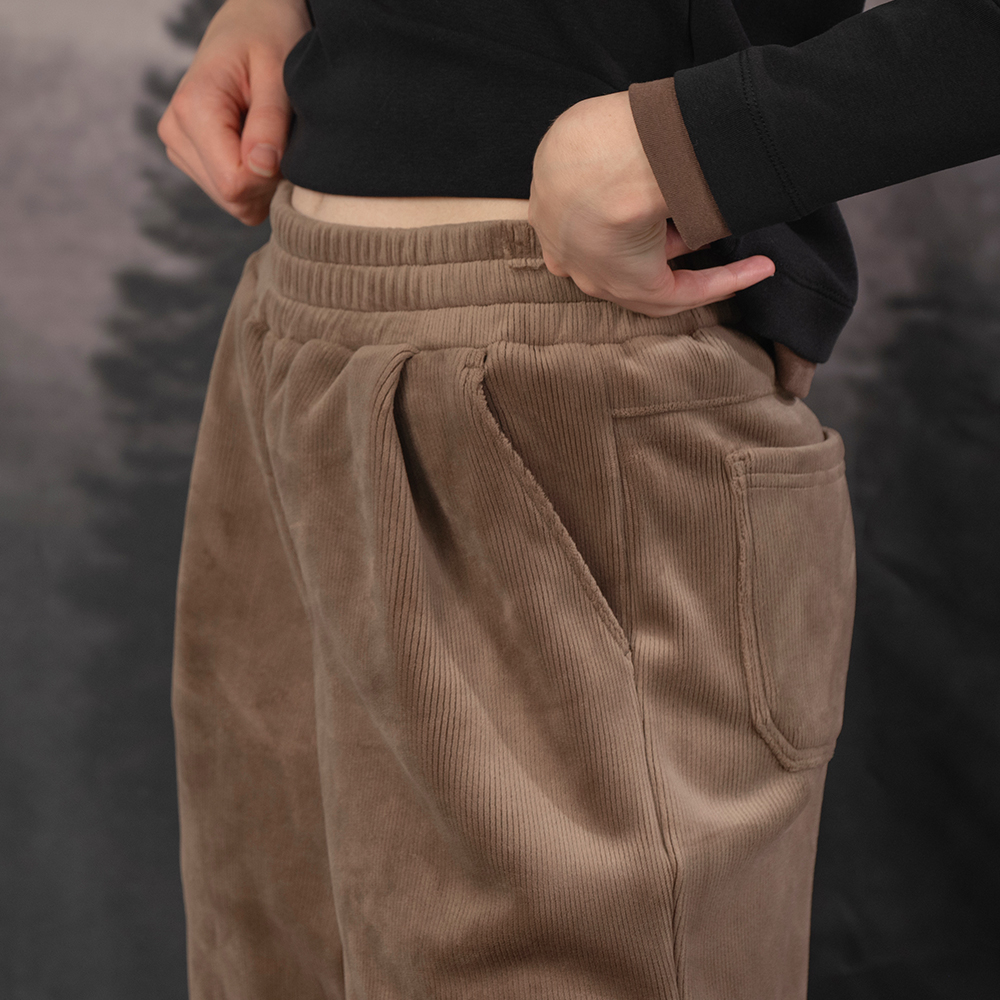뒤란 코듀로이 융기모 와이드 팬츠 DBF5W-9217 4colors 뒤란핏 - 상세 이미지 5