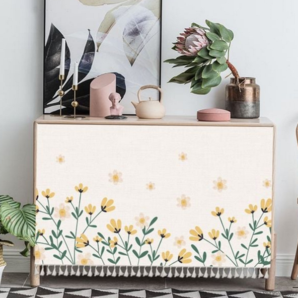 주방 수납장 가리개 미니 찍찍이 가림막 바란스