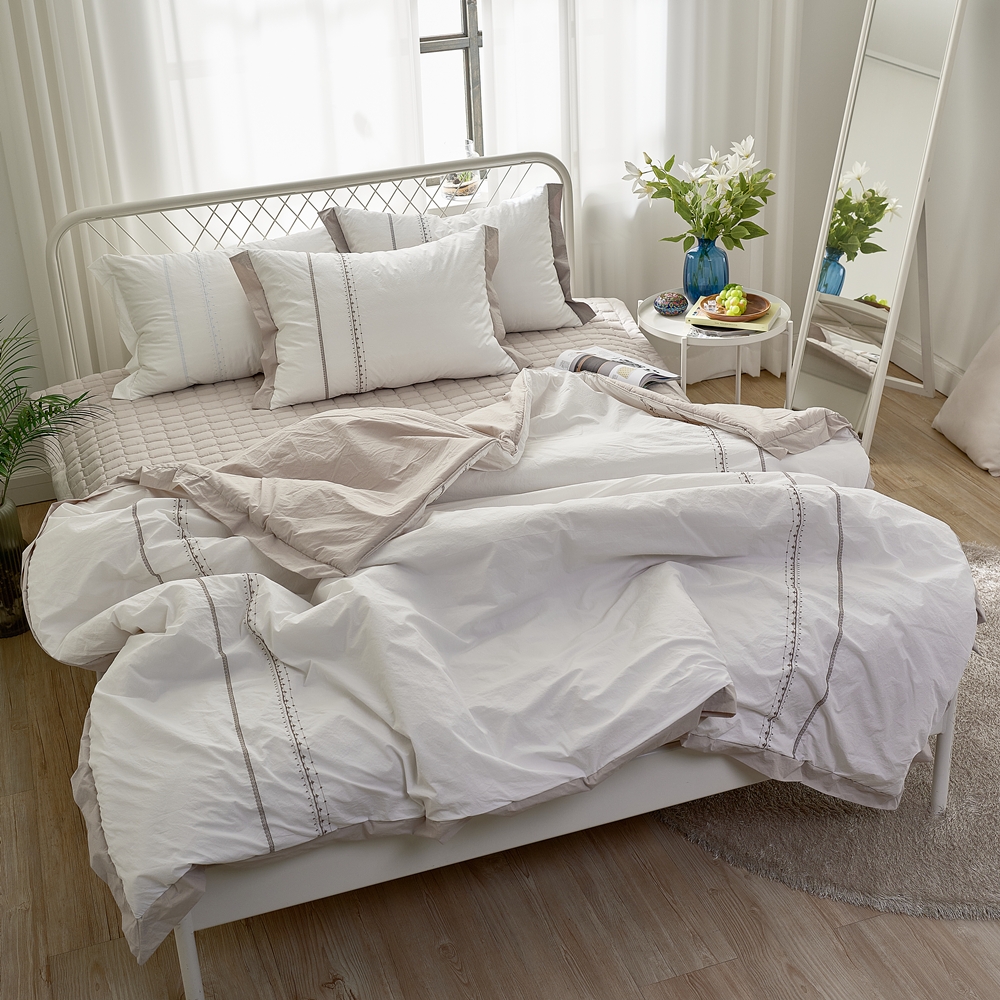 나라데코 프리미엄 호주산 양모이불 고밀도 면 호텔 무봉제 차렵 이불 SS