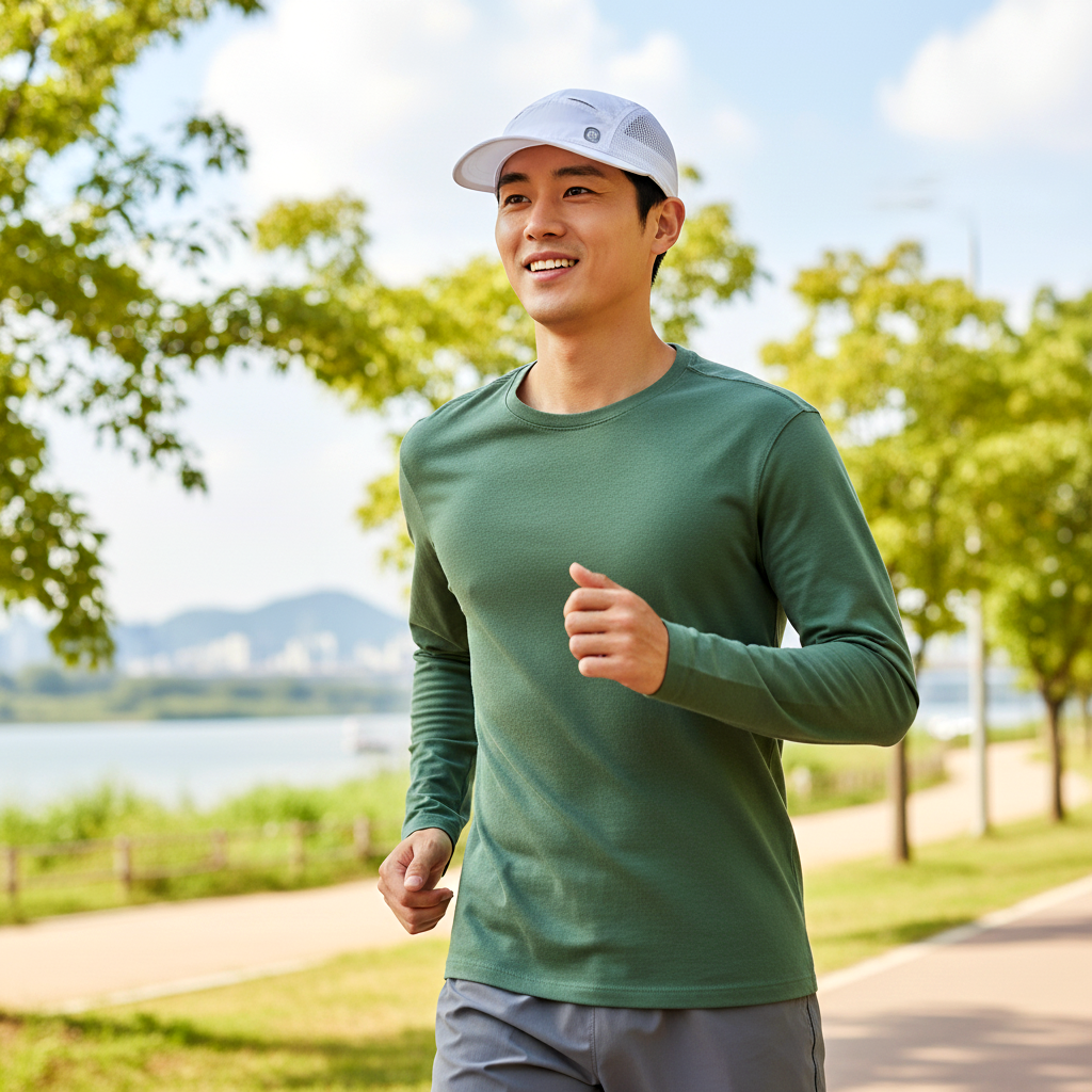 남자 여자 여름 쿨 메쉬 러닝모자 마라톤 운동 헬스 캠프캡 둘레 조절 캡모자 - 상세 이미지 5