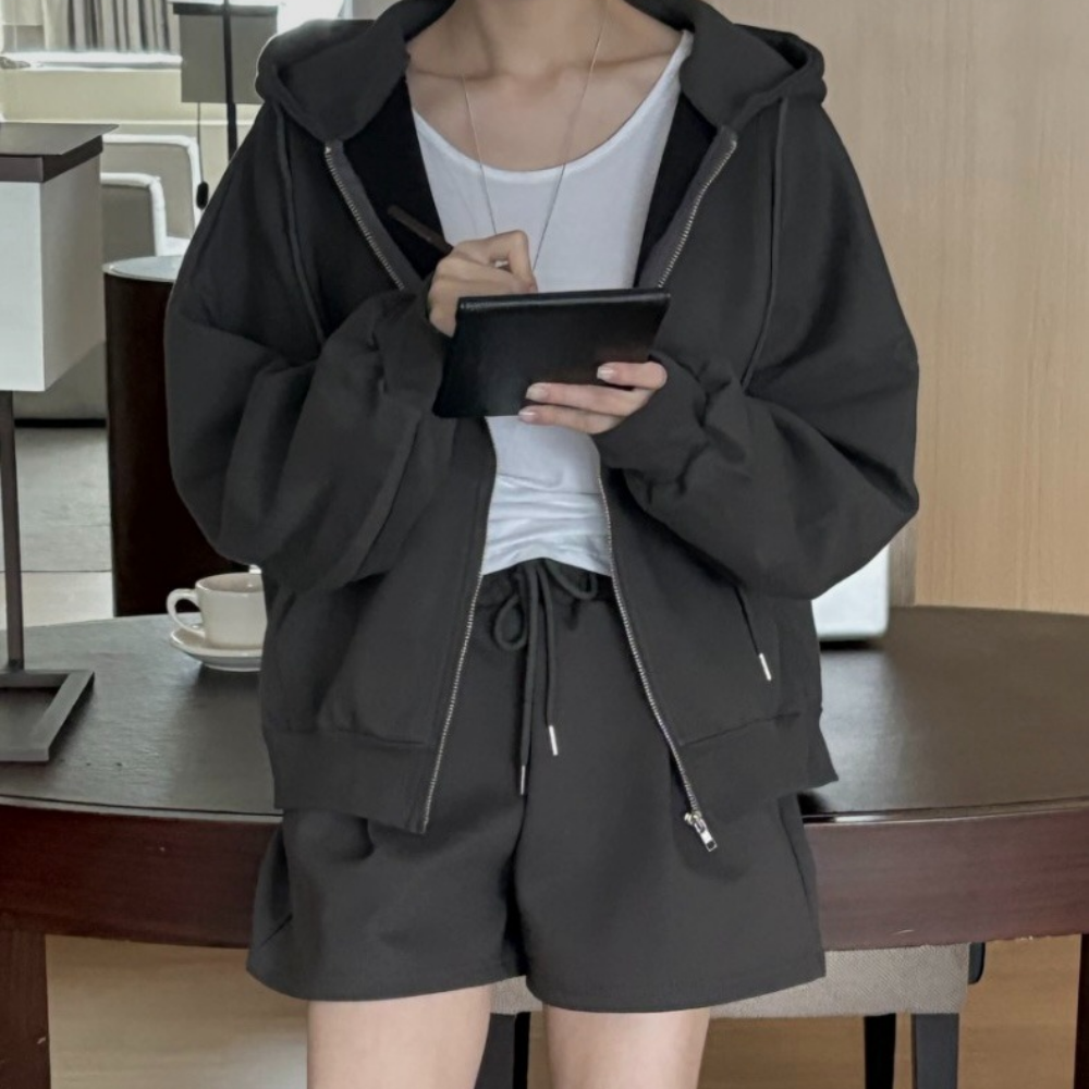 루미샵 후드집업 후드티 팬츠 트레이닝복 세트 - 상세 이미지 2