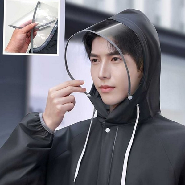 출퇴근 남성 레인코트 전신 eva 레인코트 작업용 비옷 - 메인 이미지