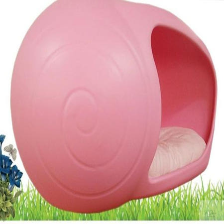 [THEJINJEONG]더진정 달팽이 펫하우스 핑크 예쁜강아지집 실내개집 새끼강아지집