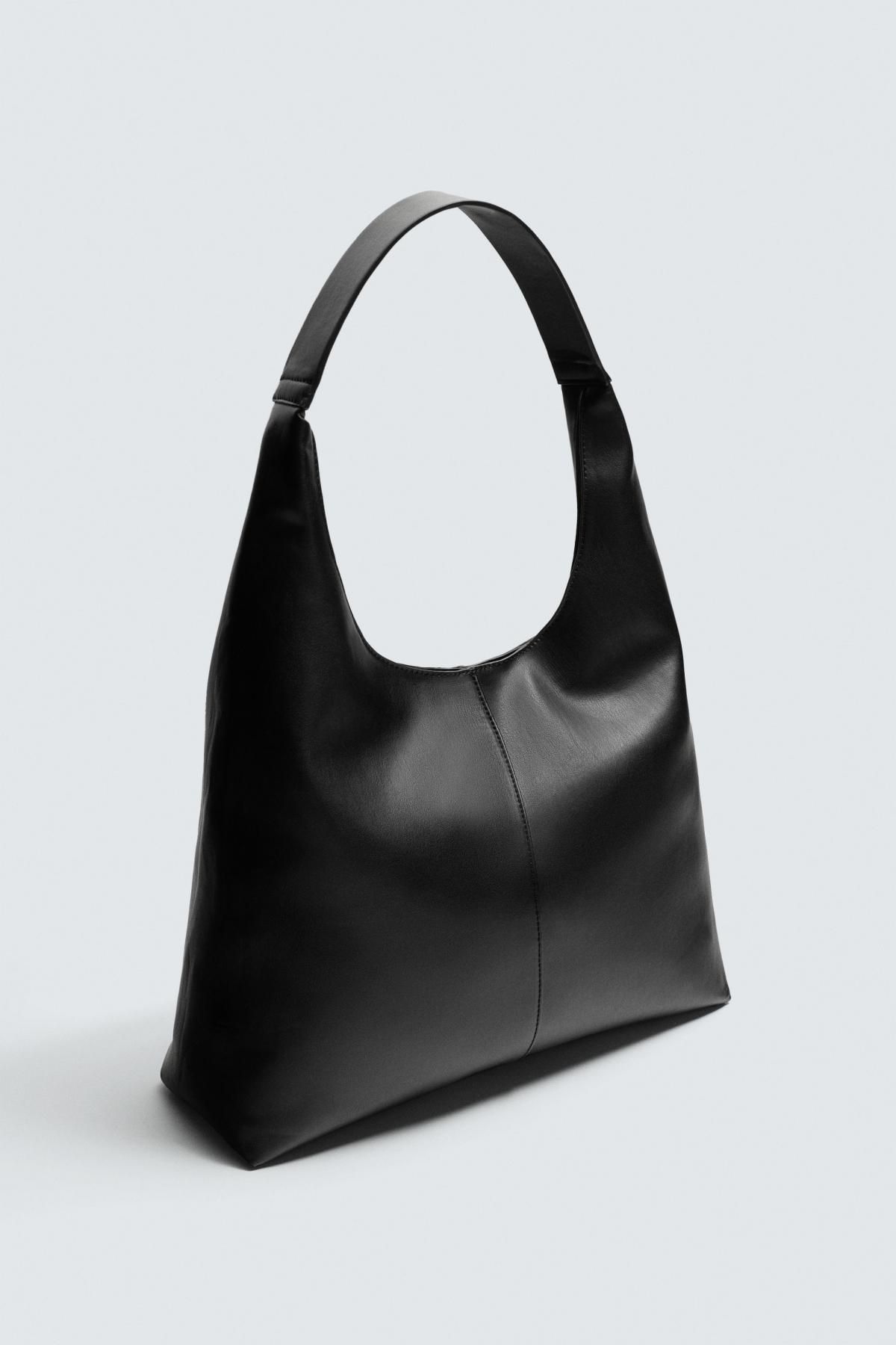 자라 미니멀 베이직 블랙 토트백 3334/620 BLACK - 상세 이미지 2