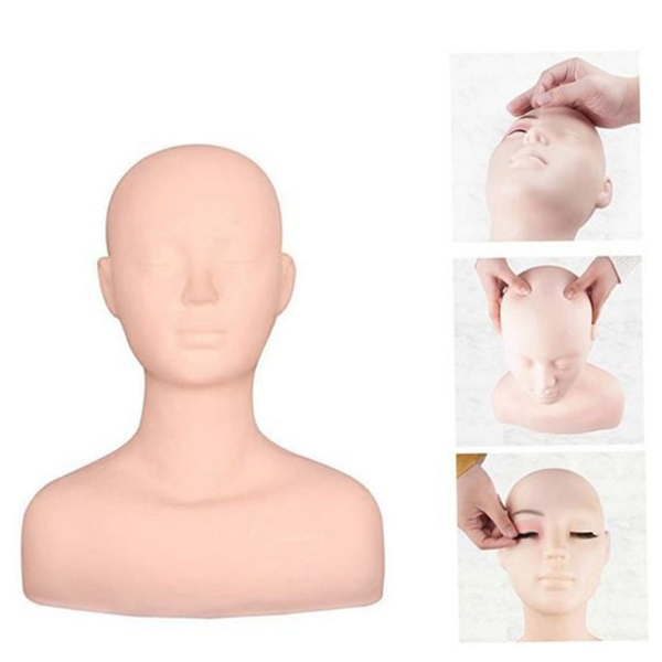 메이크업 피부 마사지 마네킹 반영구 미용 연습용 마네킹 - 메인 이미지