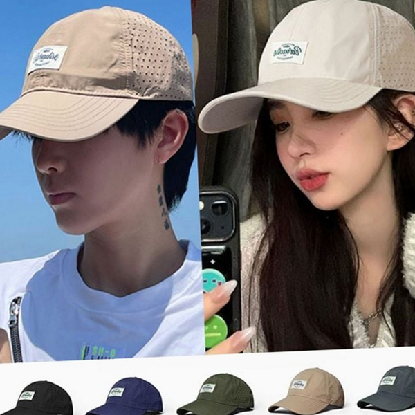 경량 속건성 캡 모자 데일리캡 야구 모자 러닝 - 상품 이미지