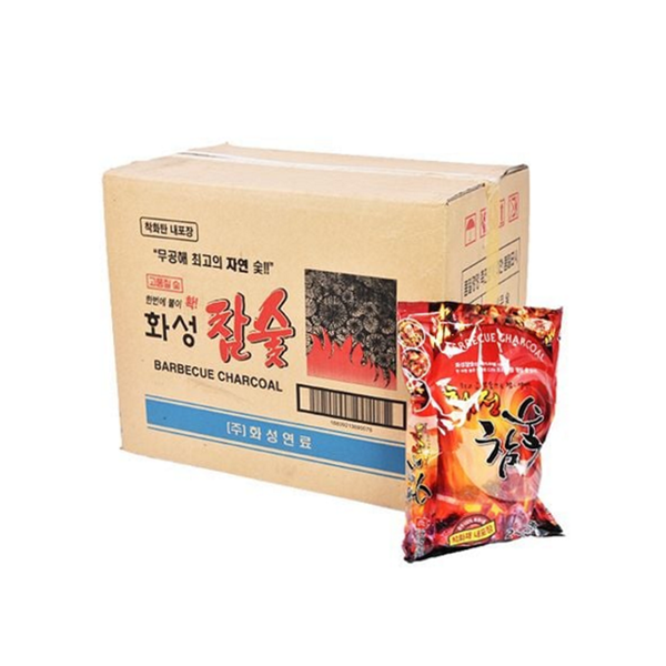 착화탄 캠핑 숯 고급 바베큐 숯 봉투형 20p - 상품 이미지