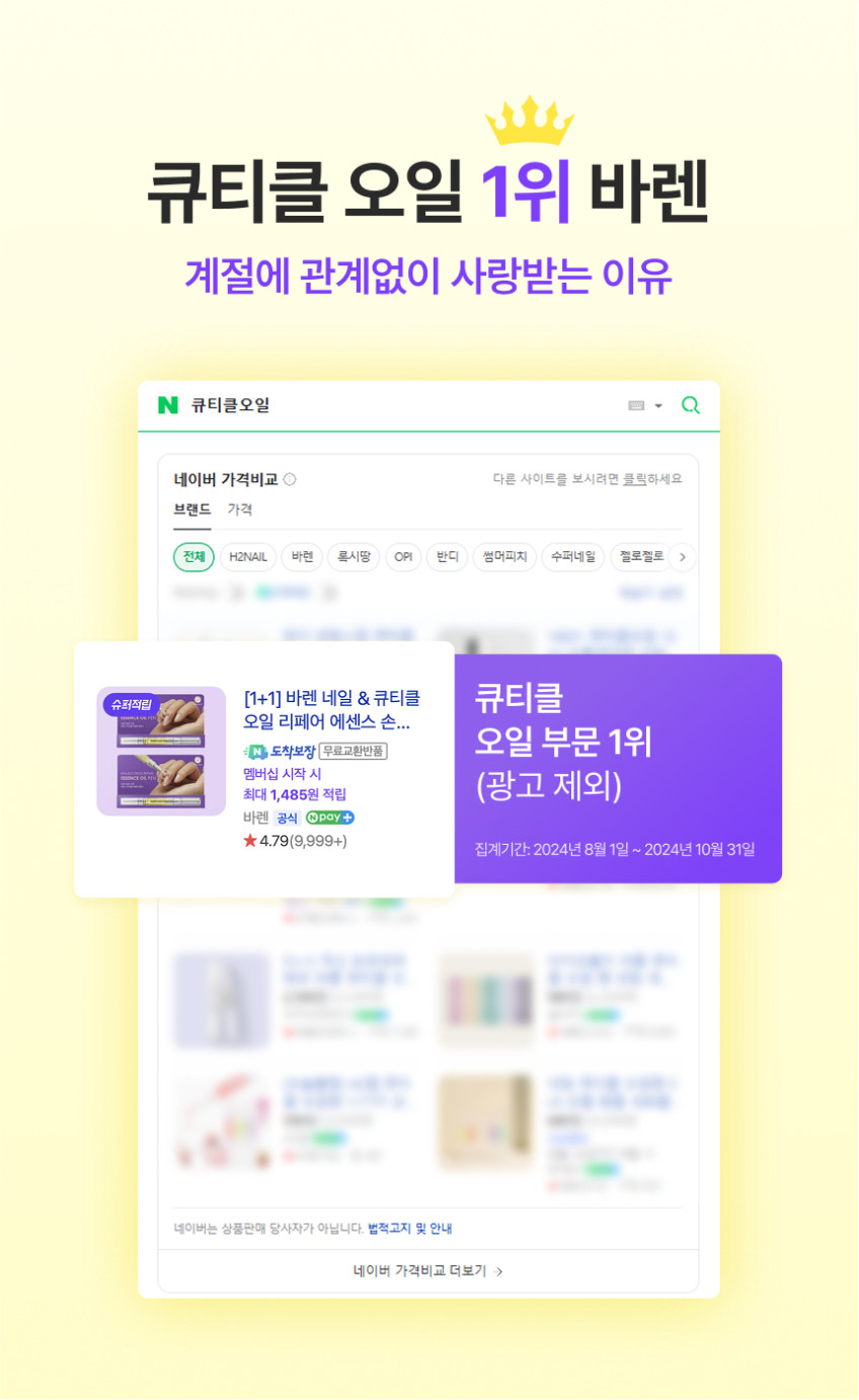 네일 살롱에서 받던 고 퀄리티 큐티클 케어를 쉽게 편하게