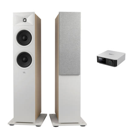 WiiM(윔) Amp Ultra + JBL Stage 260F 오디오 스피커