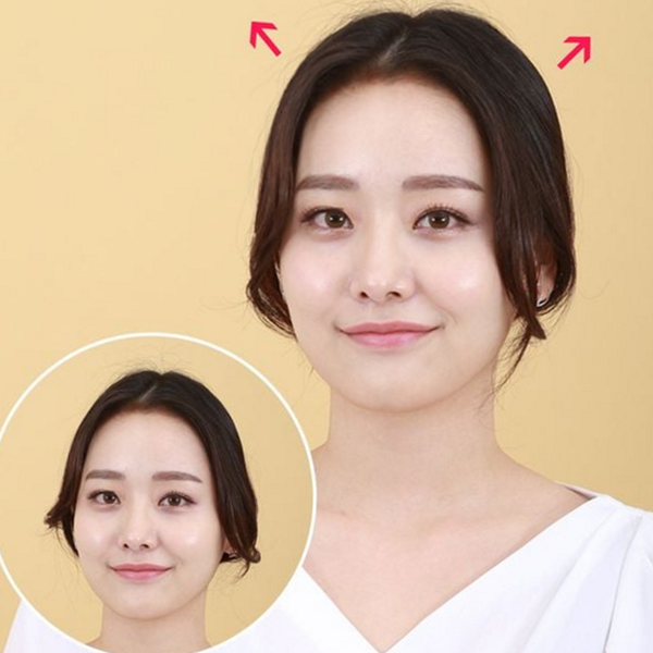 정수리 헤어뽕 가발 옆머리 볼륨 헤어뽕 똑딱이 여성 - 메인 이미지