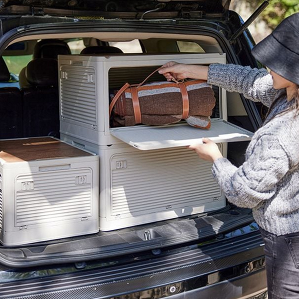 테이블 캠핑 폴딩 박스 캠핑용 캠핑 수납 박스 수납함