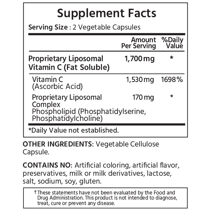 마이라이프내추럴스 리포좀 비타민C 1700mg 180야채캡슐 180캡슐, 1개 - 상세 이미지 2