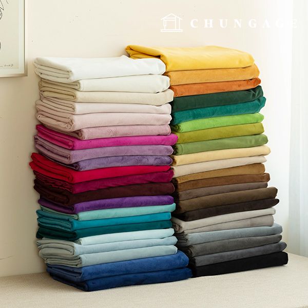 벨벳원단 무지 인형 천 겨울 커튼 쿠션 진열장 원단 42종 뉴벨라 한마 제품 이미지