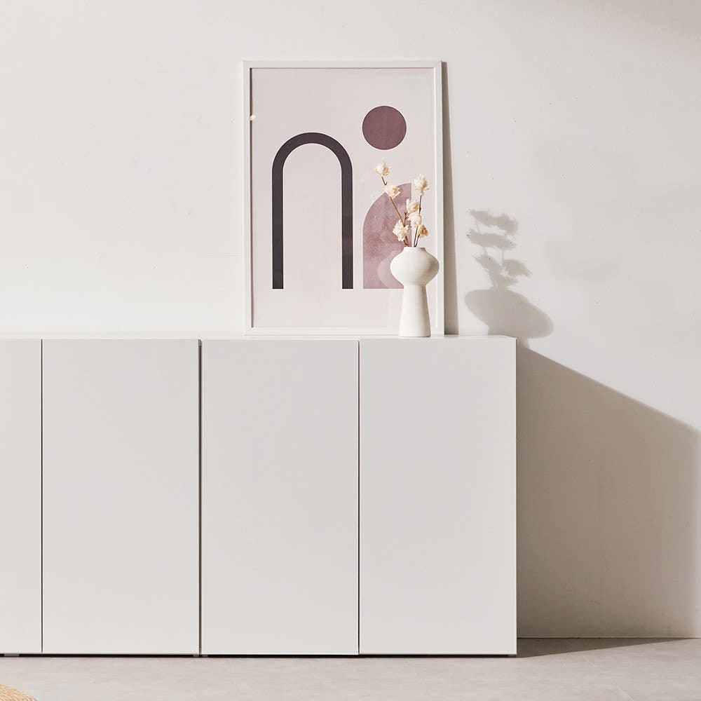 낮은 거실수납장 다용도 베란다 틈새 슬림 미니 높은 01.폭좁은 800, 2단, 화이트