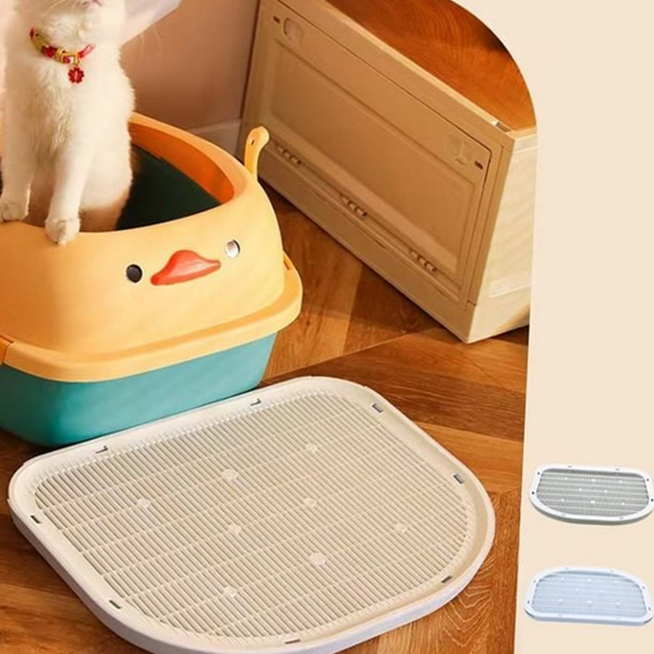 배변용 고양이 모래 매트 낙하 고양이 화장실 매트 발판 - 메인 이미지