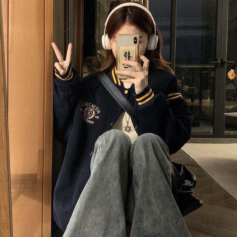 여성 겨울 패딩 야구점퍼 두꺼운 코튼 퀼팅 캐주얼 스타일 디자인 다용도 활용 가능한 따뜻한 착용감 아우터 - 상세 이미지 3