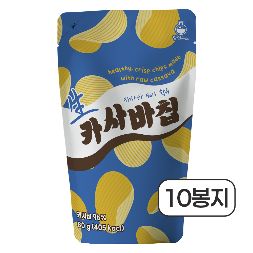 생 카사바칩 돼지감자칩 10봉 - 상품 이미지