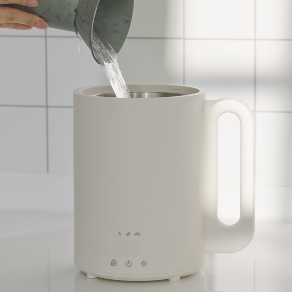 보본 포트형 가열식 가습기 1.7L SUS316 스테인리스 자동세척 VB-HM1700