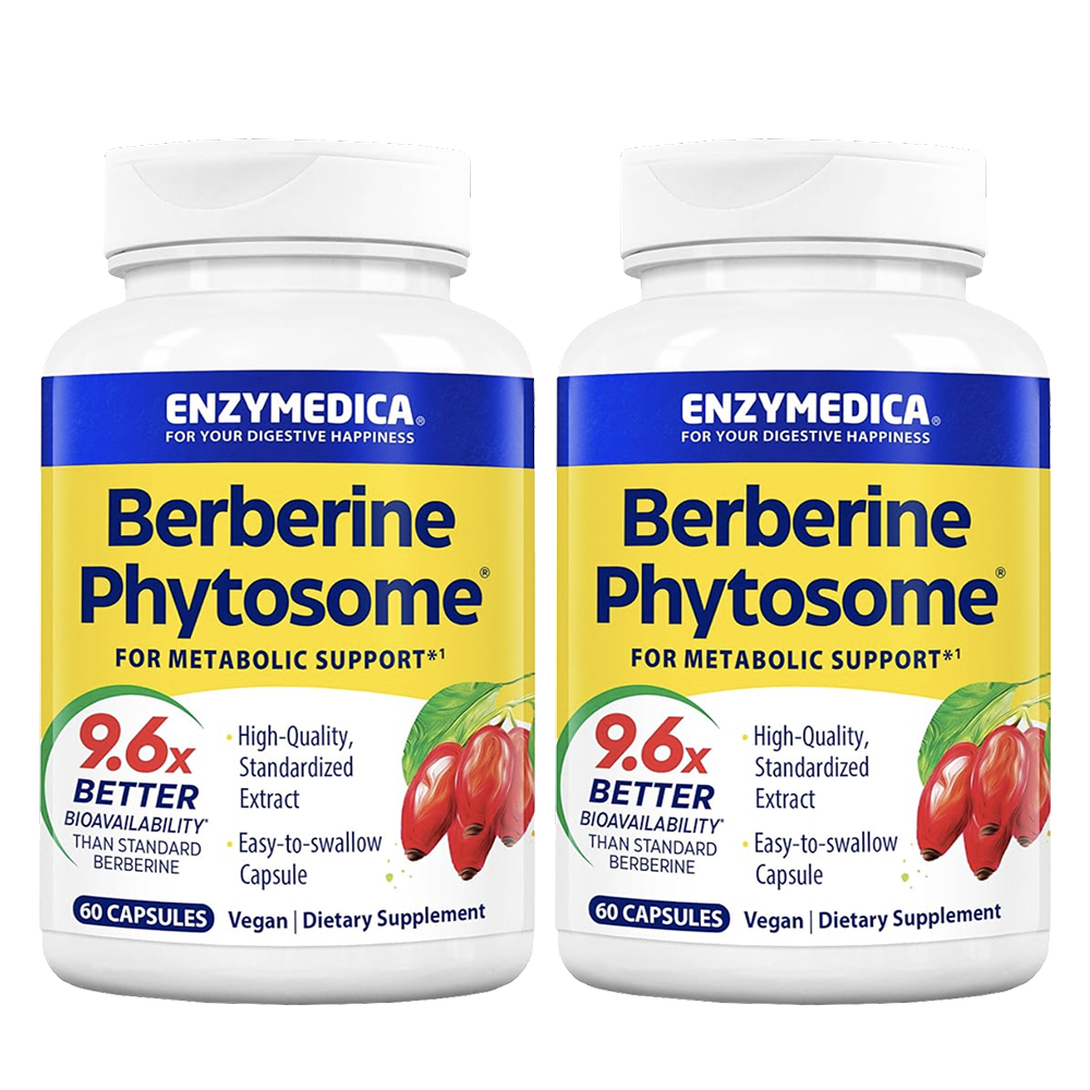 엔자이메디카 흡수율 9.6배 향상 파이토좀 베르베린 파이토솜 60캡슐 60정, 2개 제품 이미지
