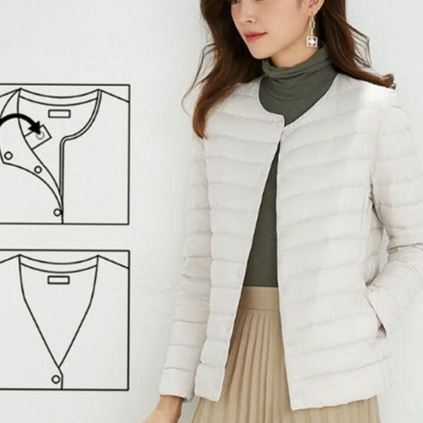 여성 경량 패딩