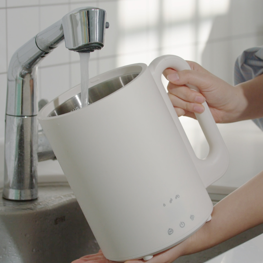 보본 포트형 가열식 가습기 1.7L SUS316 스테인리스 자동세척 VB-HM1700