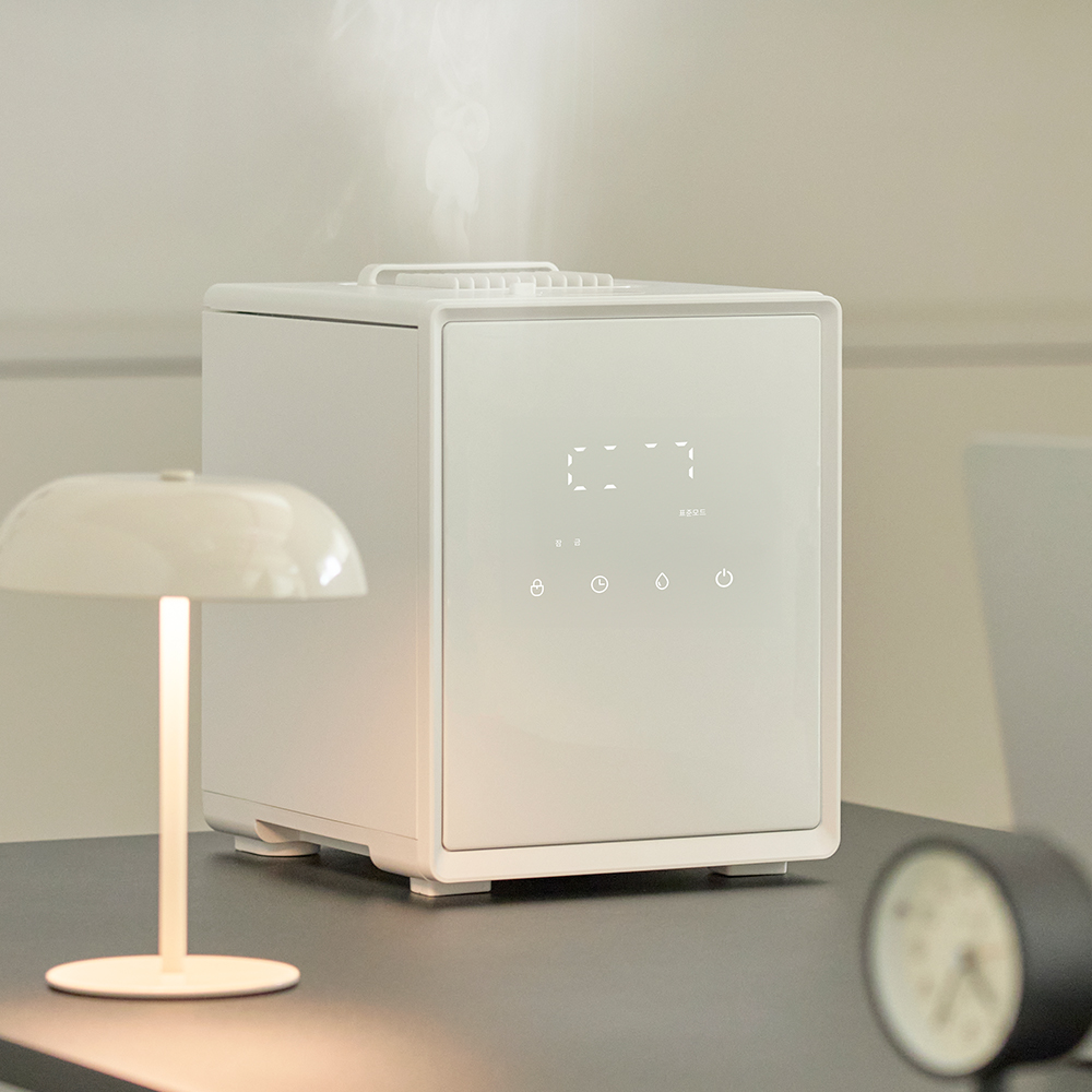 다룸 퓨어 가열식 가습기 3L 대용량 올 스텐 밥솥형 신생아 아기 미니 통세척 가습기