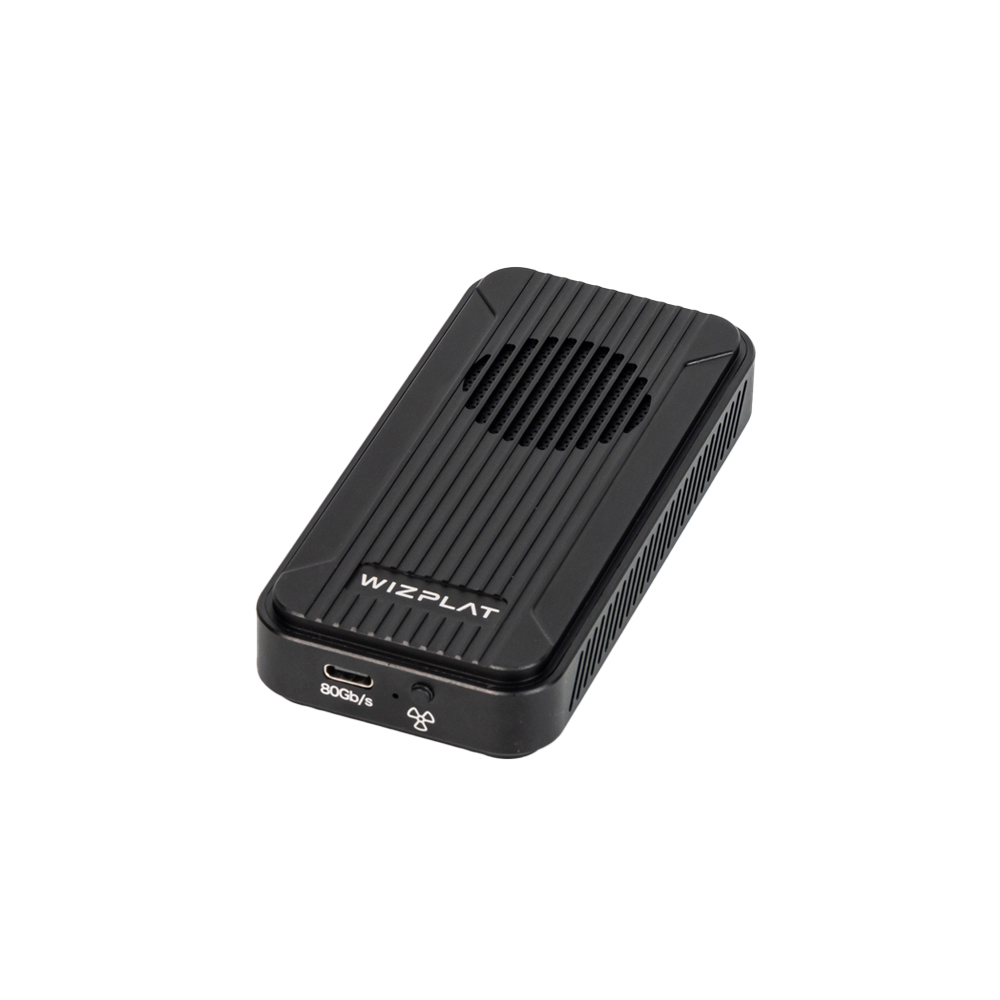 위즈플랫 TUB580 PRO 썬더볼트 5 80G NVMe M.2 외장SSD 외장하드 케이스 - 상세 이미지 5