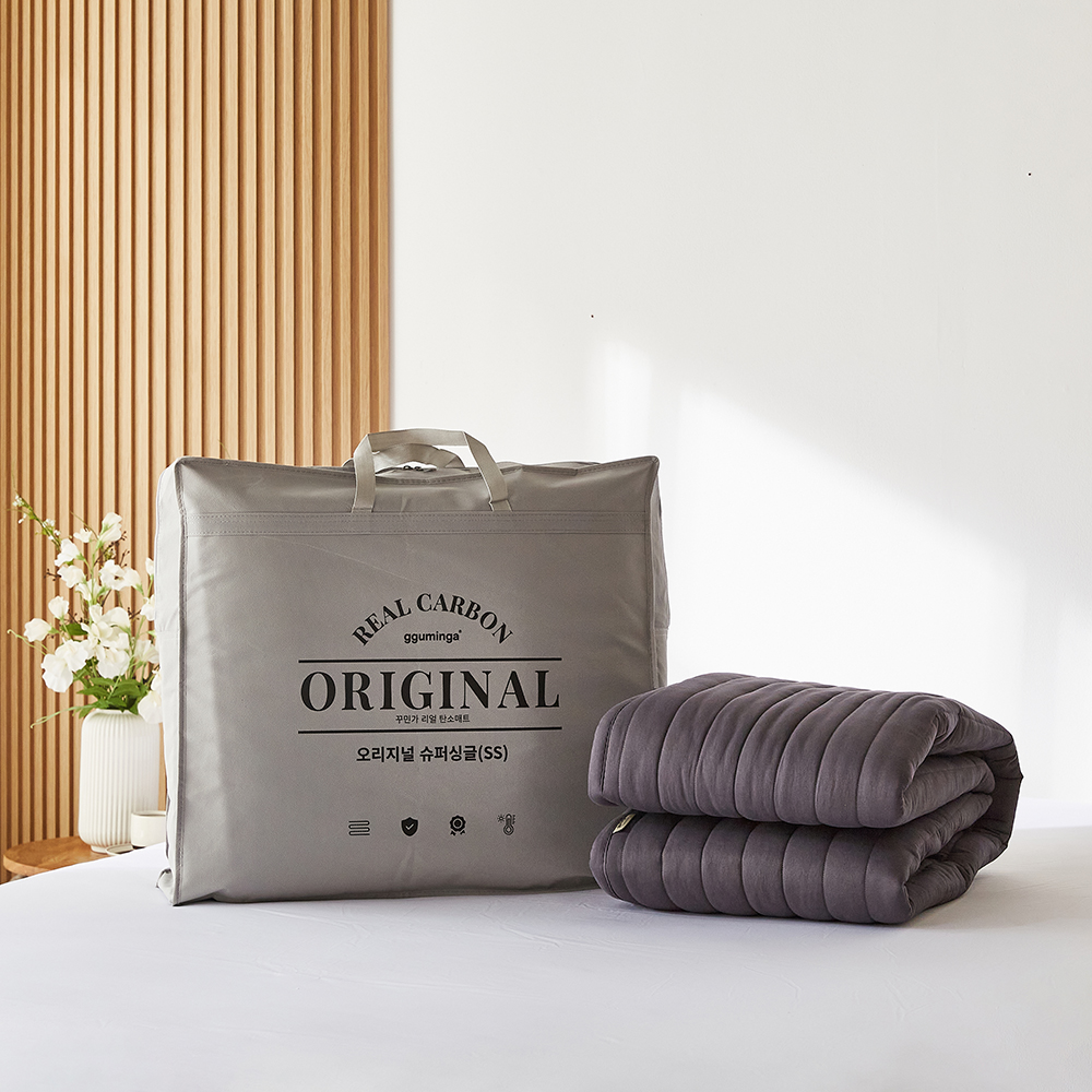 1+1 커버제공 리얼 탄소매트 전기 매트 그래핀 카본 전기요 1인용 슬림 슈퍼싱글