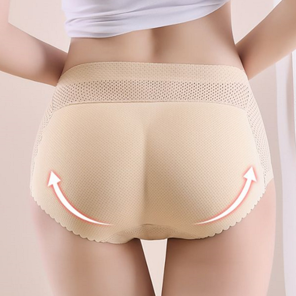 볼륨힙 여성 엉뽕 팬티 누디 엉뽕 팬티 매쉬엉뽕 힙업 - 상품 이미지