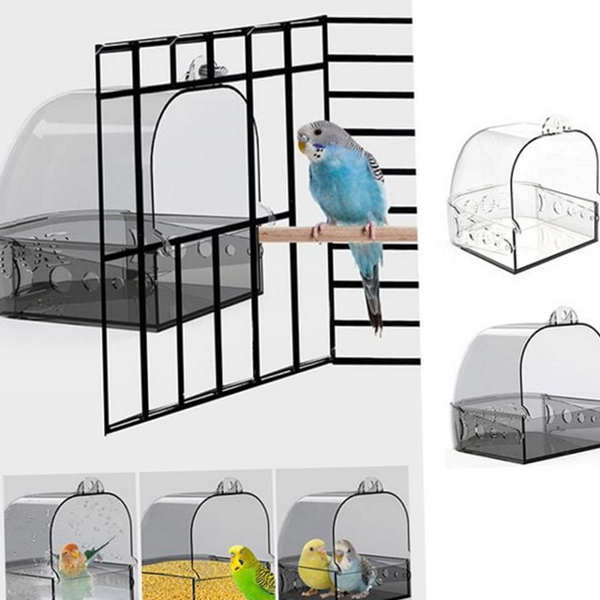 외부 앵무새 목욕통 모이통 새장 목욕통 급수대 화장실