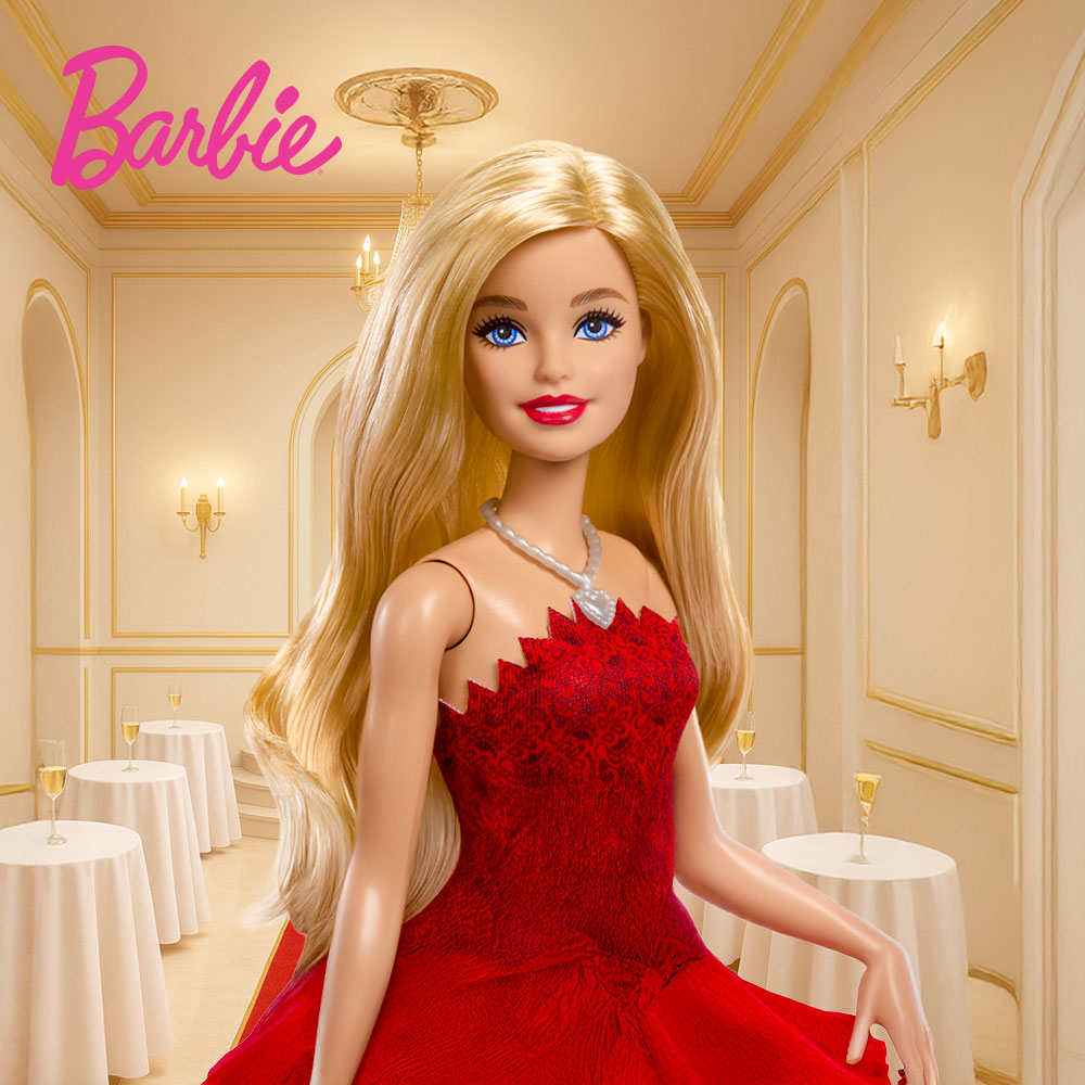 [BARBIE] 바비인형 패션 80주년 기념 루비레드 BARBIE FASHION 80TH RUBY RED - 상세 이미지 4