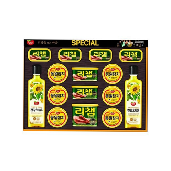 동원참치 추석 선물 세트 리챔 설날 선물 세트 참치 - 메인 이미지