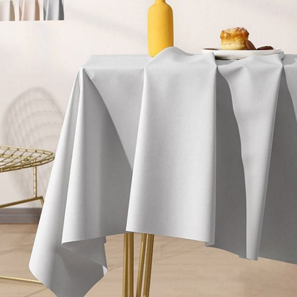 부드러운 방수 식탁보 가죽 테이블보 직사각 커버