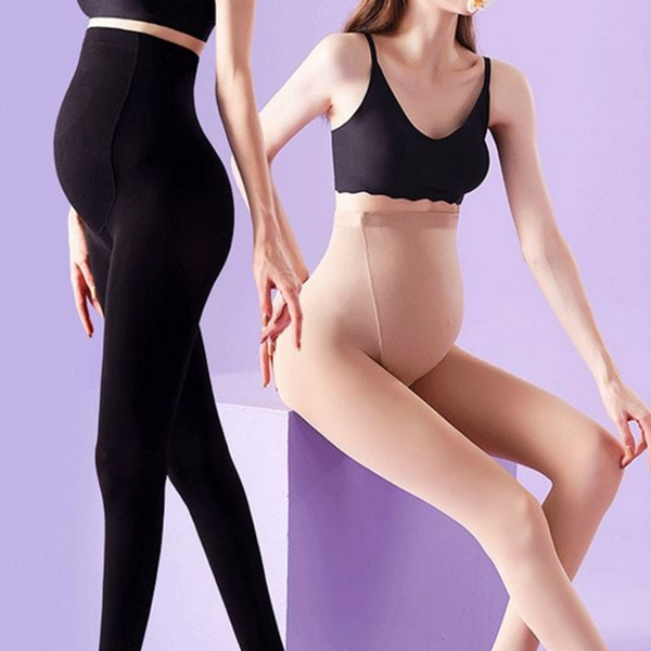 고탄력 임산부 레깅스 데일리 임산부 기모 레깅스 바지 겨울 - 메인 이미지