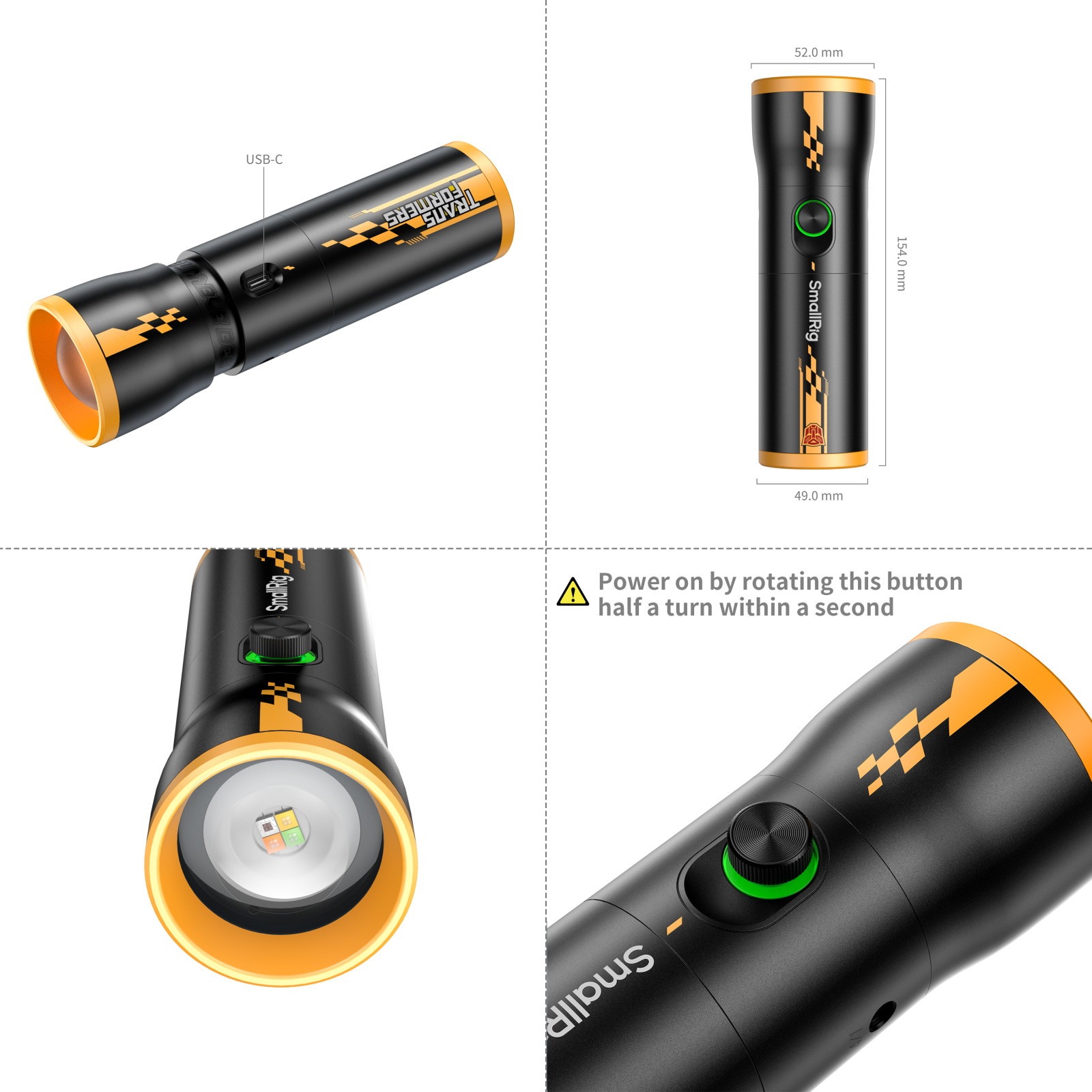 스몰리그 RF 10C 포커서블 LED 조명 범블비 에디션 (5512) - 상세 이미지 2