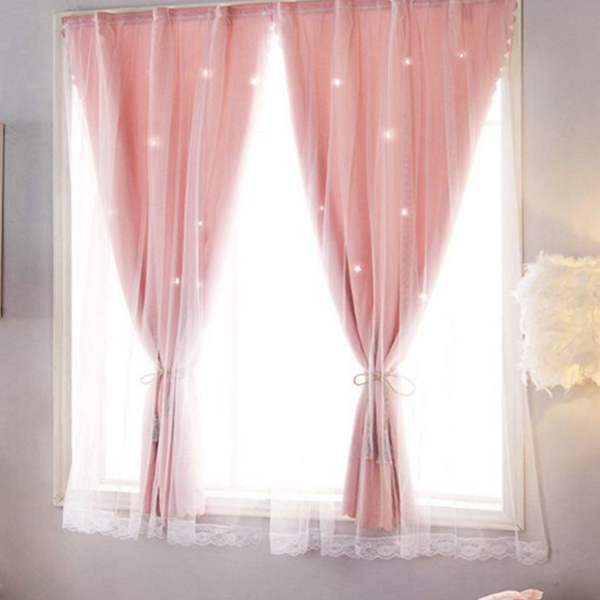 인테리어 펀칭 암막 커튼 거실 별빛 암막 커튼 안방