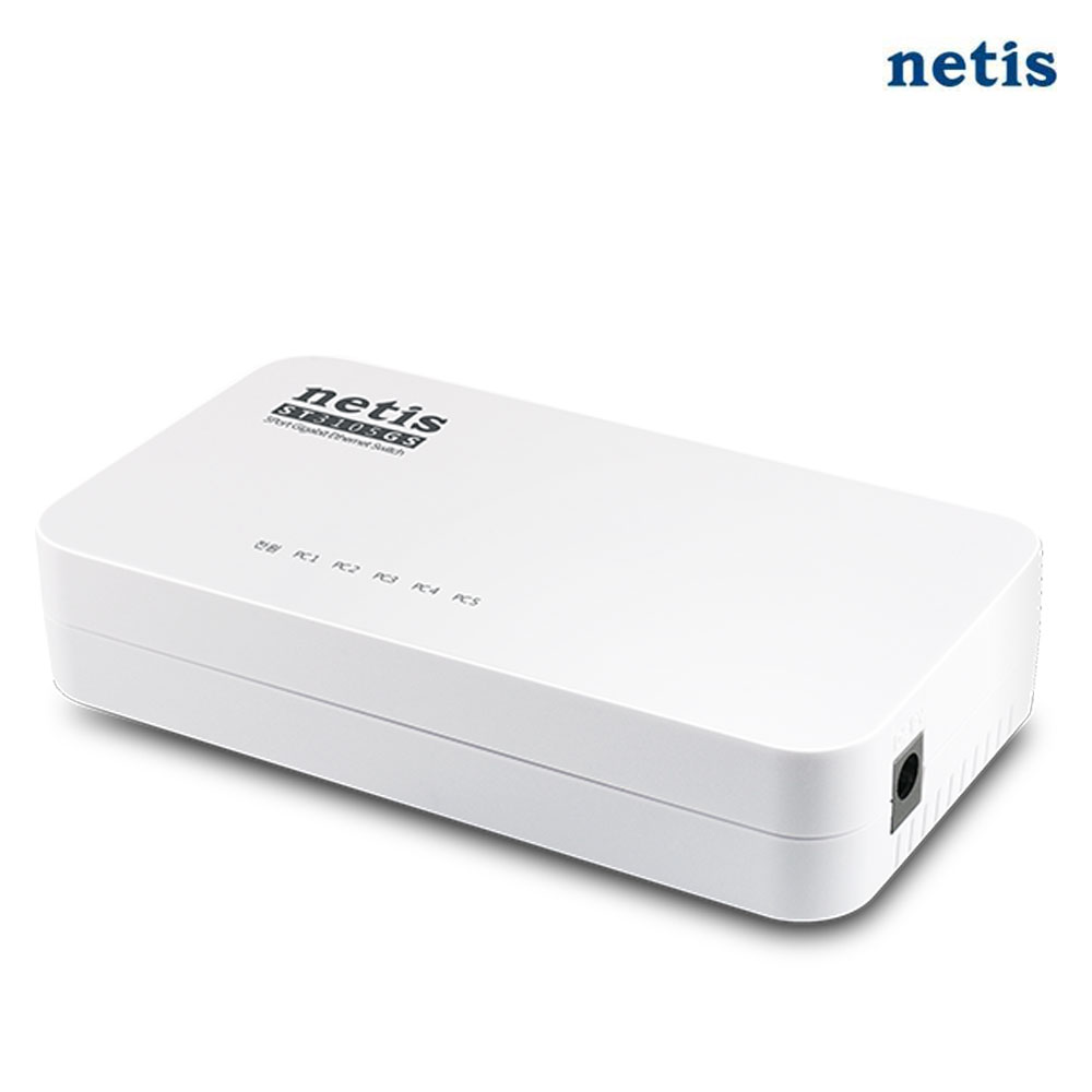 네티스 ST3105GS 5포트 기가 스위칭허브 1000Mbps LAN 스위치허브 3년 A/S CL - 상품 이미지